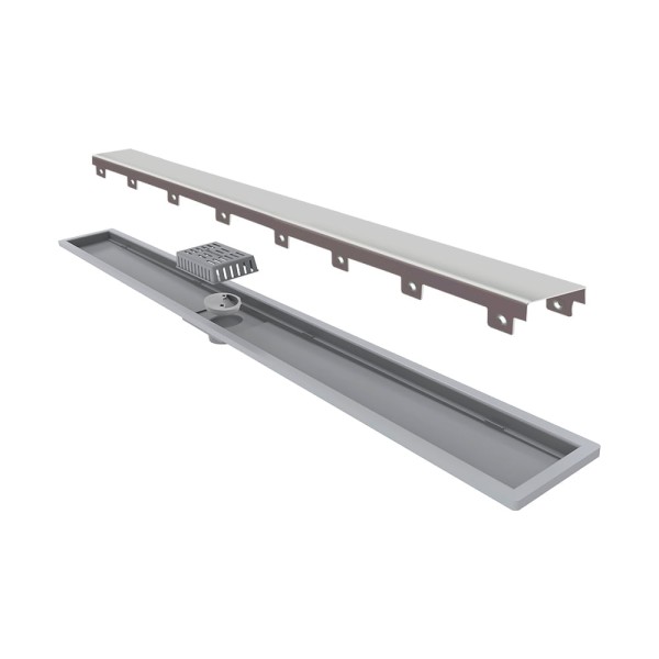 Encontraproduto.com.br - Ralo Linear Elleve Royal 8604 70cm com Tampa Inox