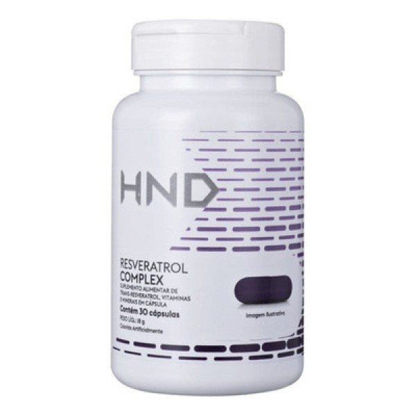 Suplemento Alimentar Resveratrol Complex 18g com 30 Cápsulas