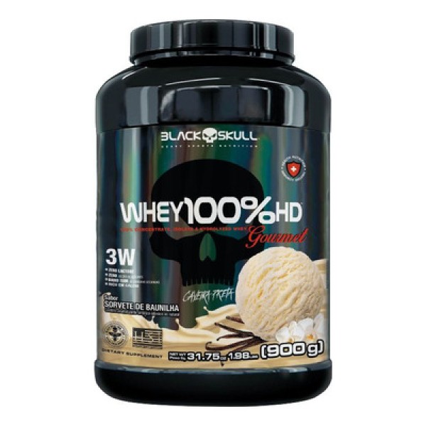 Whey Drink Gourmet Black Skull 15g 250ml Morango
