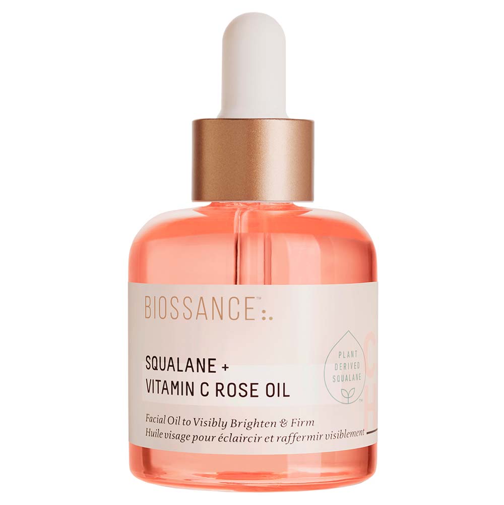 Óleo Facial Biossance – Vitamina C com Extrato de Rosas e Esqualano