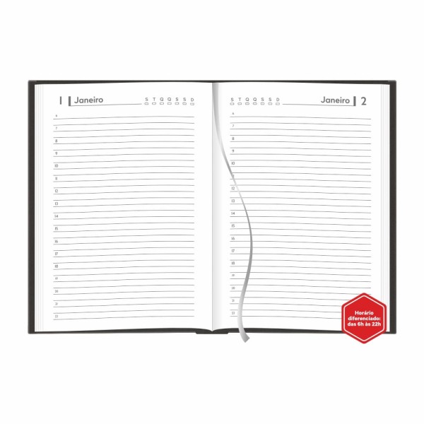 Encontraproduto.com.br - Agenda Planner 2025 Diária Permanente Vitali