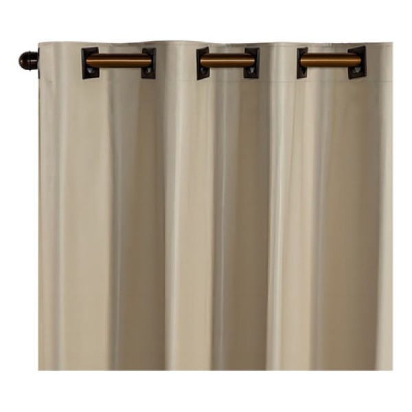 Encontraproduto.com.br - Cortina Blackout Pvc Com Tecido Voil 2,80 M X 2,80 M Avelã