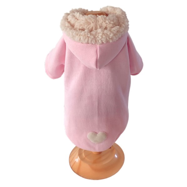 Encontraproduto.com.br - Blusão Moletom Rosa Bebê com Capuz 08