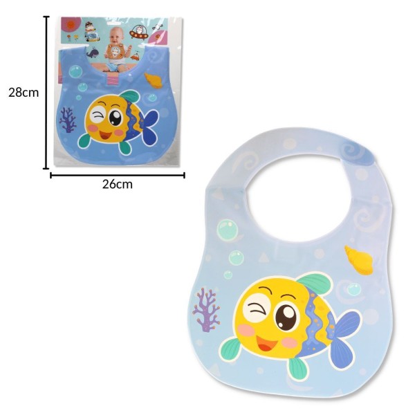 Encontraproduto.com.br - Babador Infantil Eva Acessório Prático E Seguro Para Bebês E Crianças Durante As Refeições