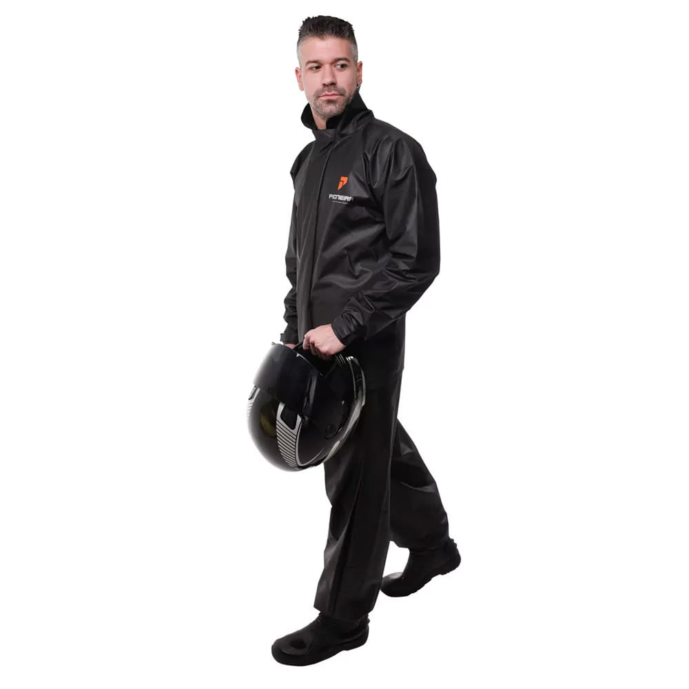 Encontraproduto.com.br - Capa De Chuva (Xg) Pvc Combate Pioneira