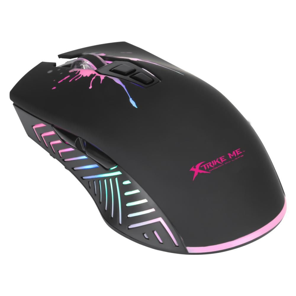 Encontraproduto.com.br - Mouse Gamer XTRIKE ME GM-215, 7200 DPI 7 Botões Programáveis Rgb - Preto