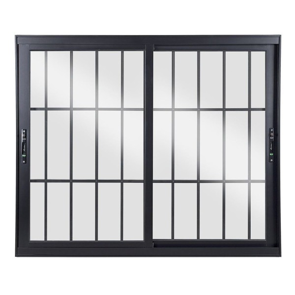 Janela De Alumínio De Correr 120x120x10cm 2 Folhas Móveis Vidro Liso Topsul Esquadrisul