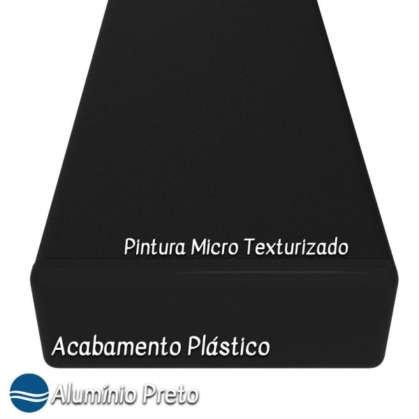 Encontraproduto.com.br - Conjunto De 6 Cadeiras S/ Vidro Alumínio Preto Tela Mocca