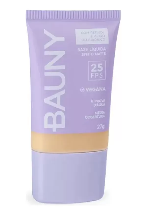 Base Liquida Matte 27g Cor 040 - Bauny Cosmeticos