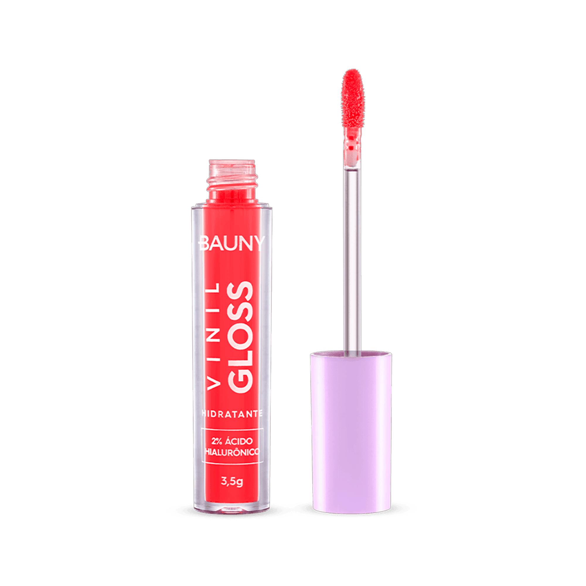 Encontraproduto.com.br - Gloss 3,5g Vinil Coral Be Funny - Bauny Cosmeticos