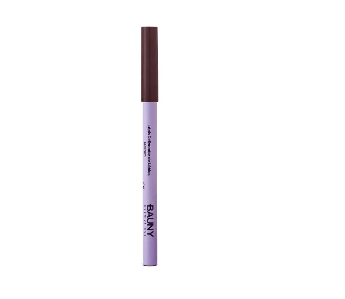 Encontraproduto.com.br - Lapis Delineador Para Labios 1,1g Marrom - Bauny Cosmeticos