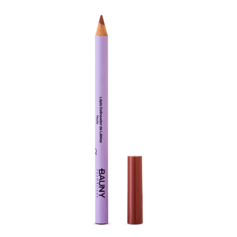 Encontraproduto.com.br - Lapis Delineador Para Labios 1,1g Marrom - Bauny Cosmeticos