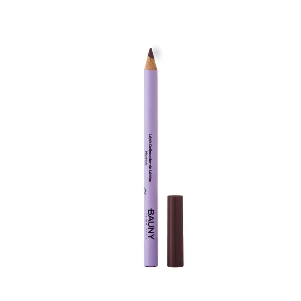 Encontraproduto.com.br - Lapis Delineador Para Labios 1,1g Marrom - Bauny Cosmeticos