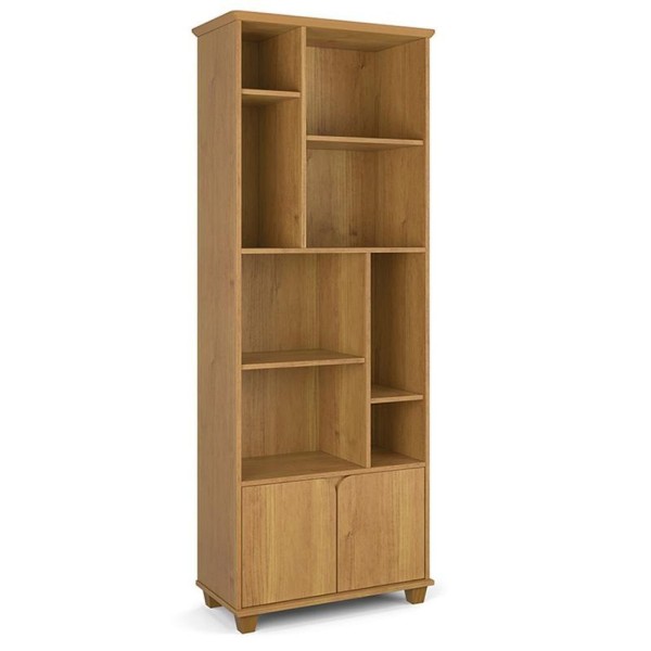 Encontraproduto.com.br - Livreiro Taurus Sala Escritório Com 2 Portas E Nichos Cinamomo Cinamomo