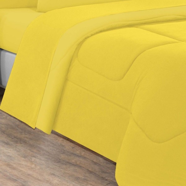 Encontraproduto.com.br - Edredom Malha 100% Algodão Gran Moratta 1 Peça King - Amarelo-amarelo