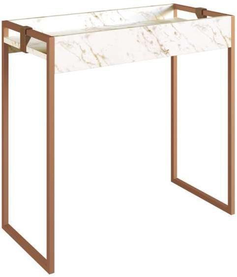 Mesa Lateral Retangular Columbia Metta Volakas