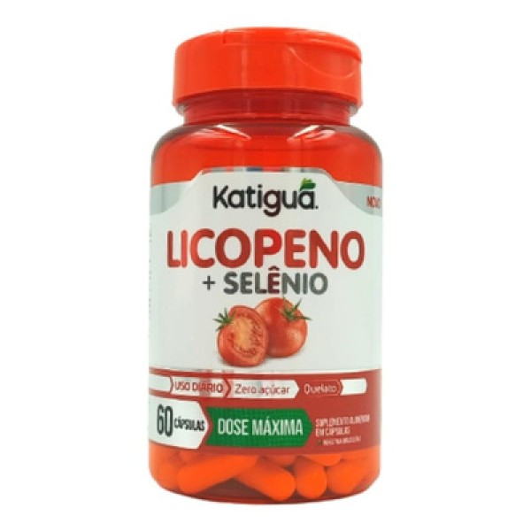 Licopeno de Tomate e Selênio 60 Cápsulas - Katiguá