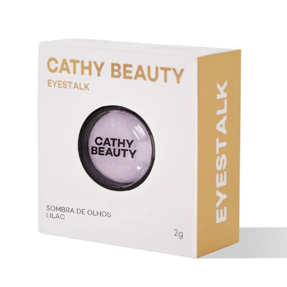 Encontraproduto.com.br - Sombra para Olhos Cathy Beauty Eyestalk Cor Lilac 2g