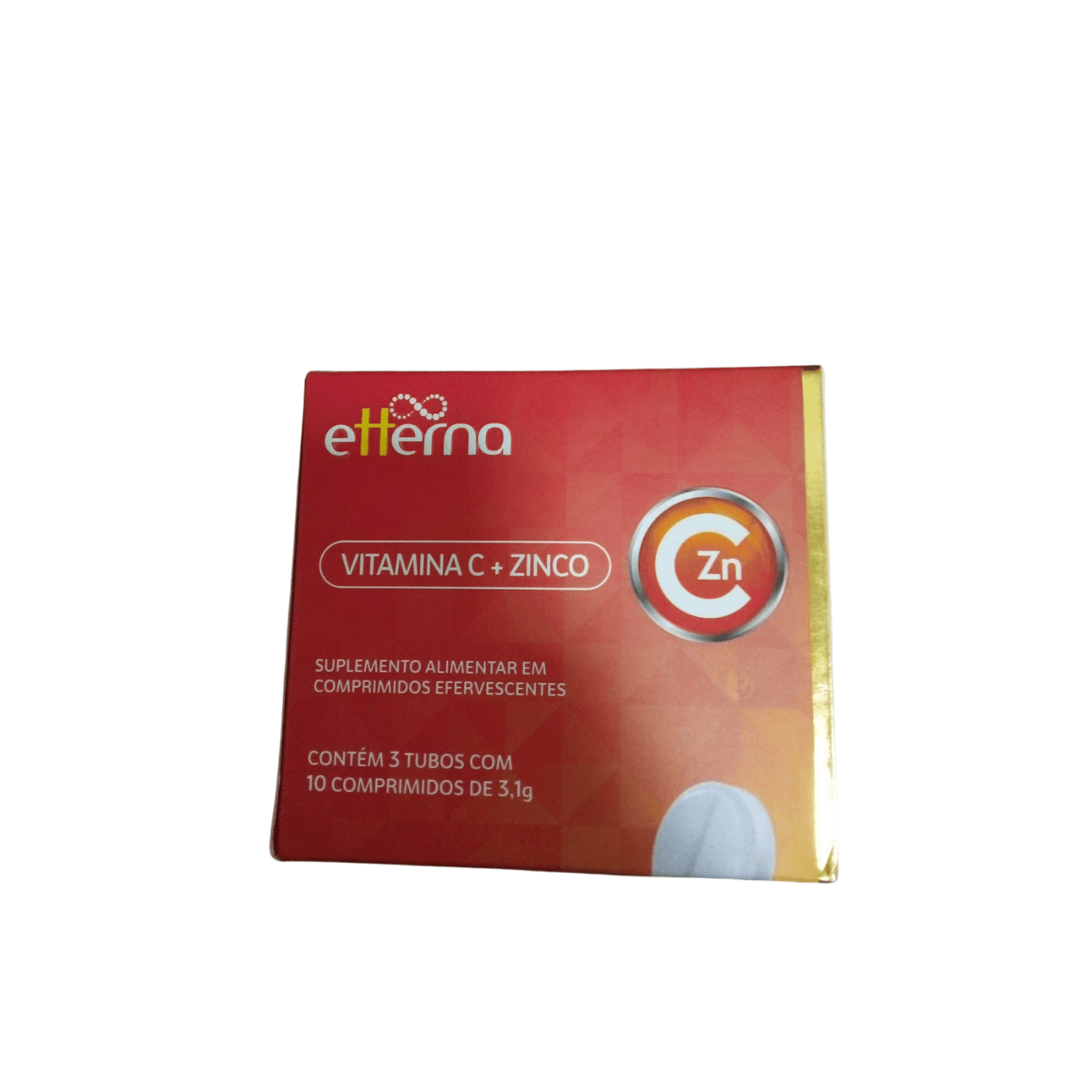 Vitamina C Com Zinco Etterna 30 Comprimidos Efervescentes