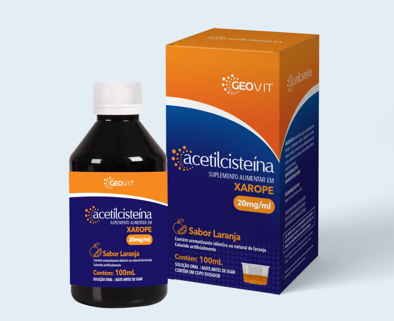 Encontraproduto.com.br - Acetilcisteína Xarope A2F Laranja com 100ml