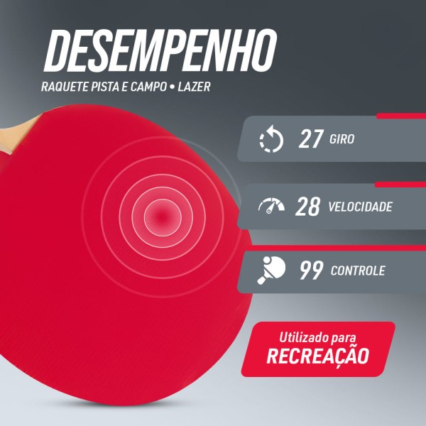 Encontraproduto.com.br - Raquete de tênis de mesa e ping pong Lazer da Pista E Campo