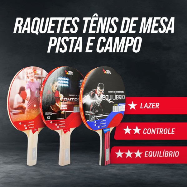 Encontraproduto.com.br - Raquete de tênis de mesa e ping pong Lazer da Pista E Campo