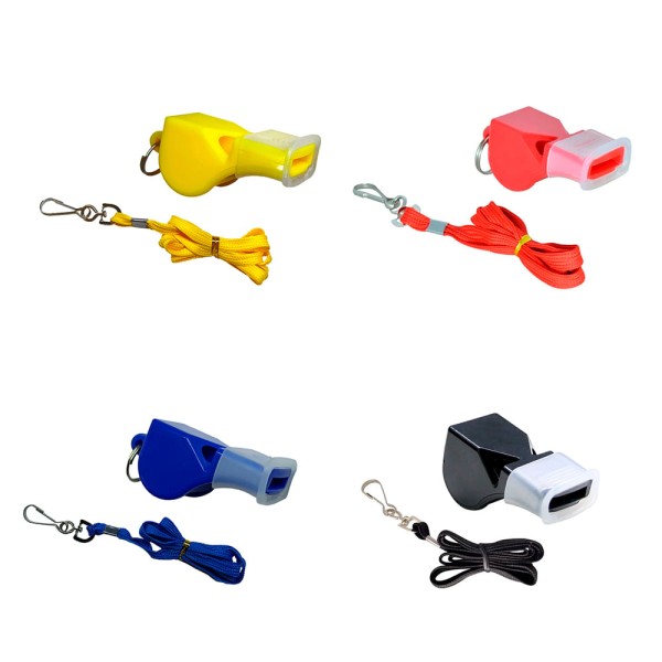 Encontraproduto.com.br - Apito de plástico tipo fox com cordão Pista e Campo - VM