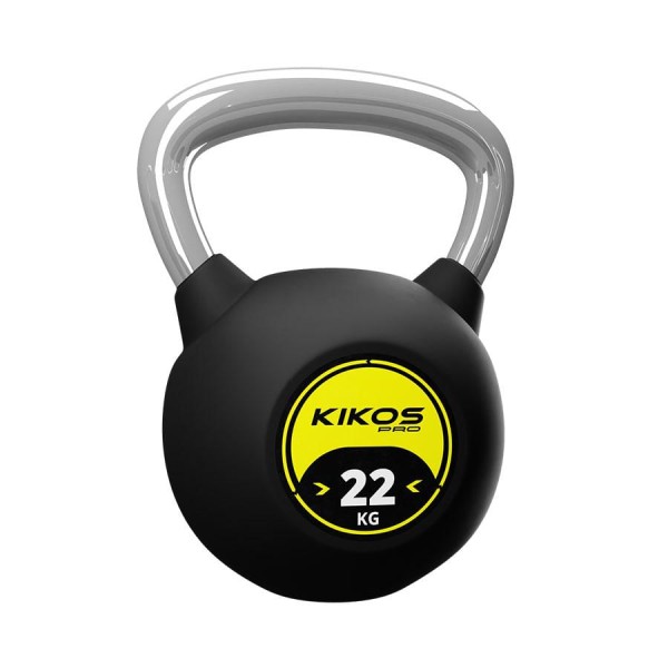 Encontraproduto.com.br - Kettlebell Rubber Kikos Pro 22kg