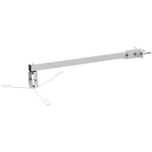 Encontraproduto.com.br - Suporte Projetor Datashow Mini Led Parede Braço 60 Cm - Branco