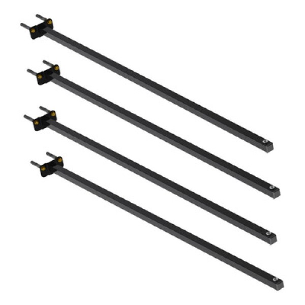 Encontraproduto.com.br - Suporte Refletor Base Reta Braço 100 Cm Preto