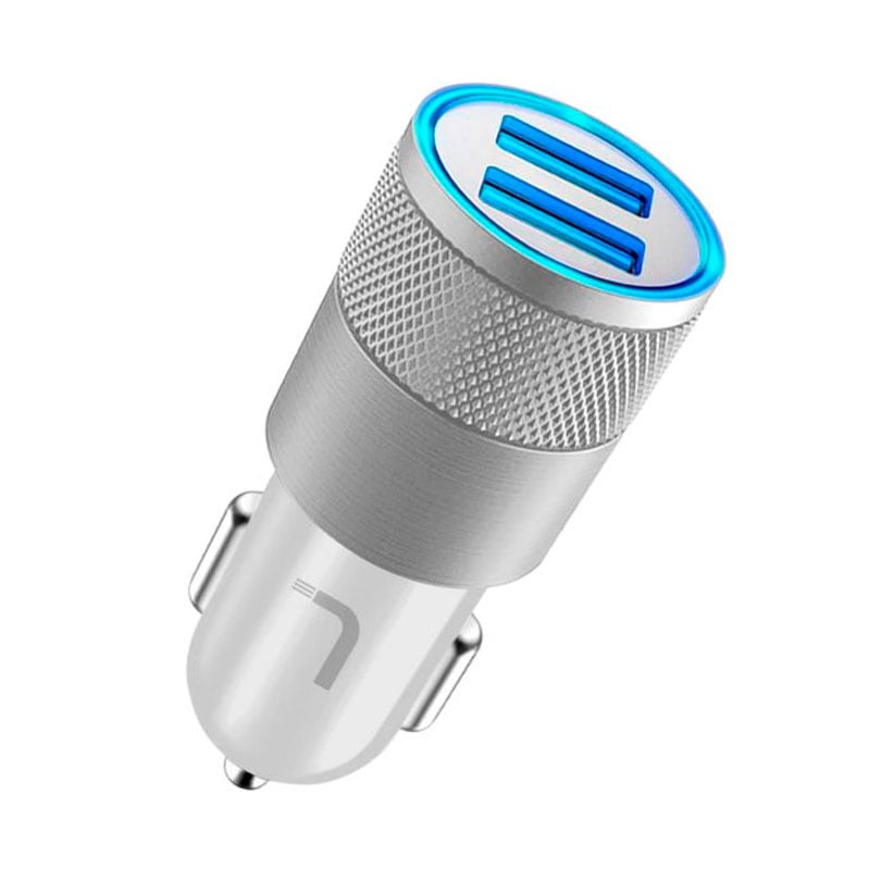 Encontraproduto.com.br - Carregador Carro Leve-Me 02 Entradas Usb