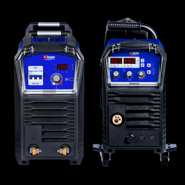 Encontraproduto.com.br - Máquina solda Mig/Mag HARDMIG 550 CABEÇOTE EXT 220V BOXER