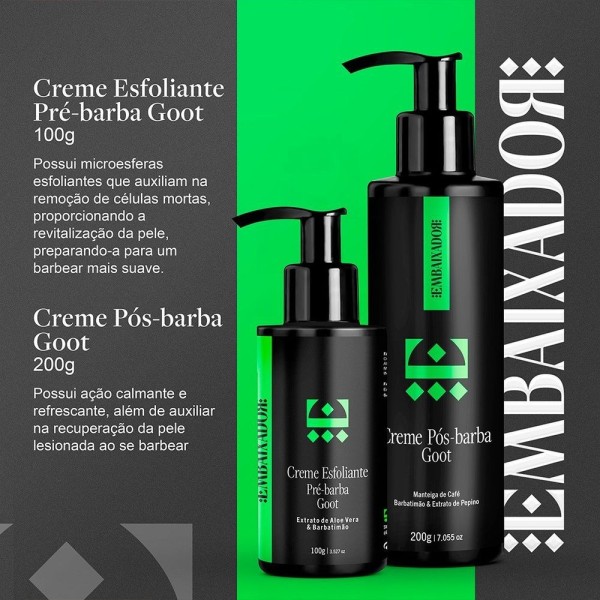 Encontraproduto.com.br - Creme Pós Barba Goot Embaixador 200G