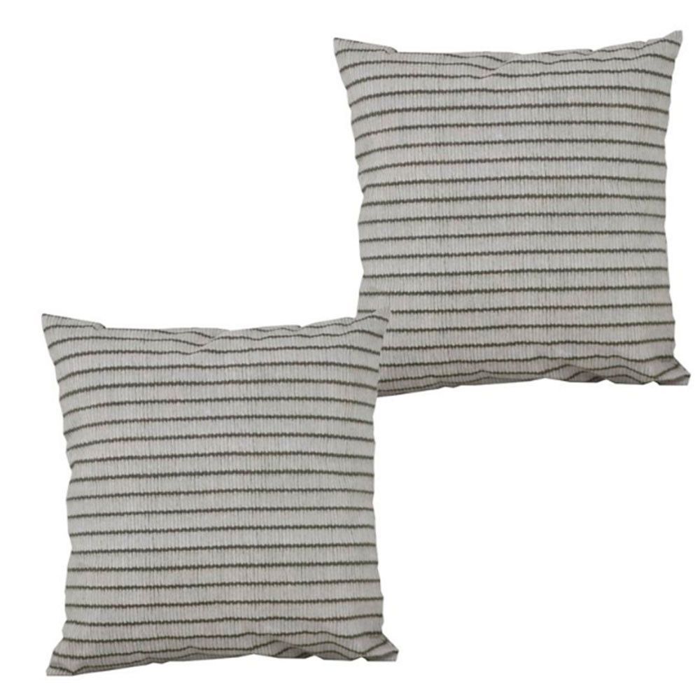 Encontraproduto.com.br - 2 Almofadas Cheias Sofa Sala Impermeável Decorativa Antimofo Cabanas