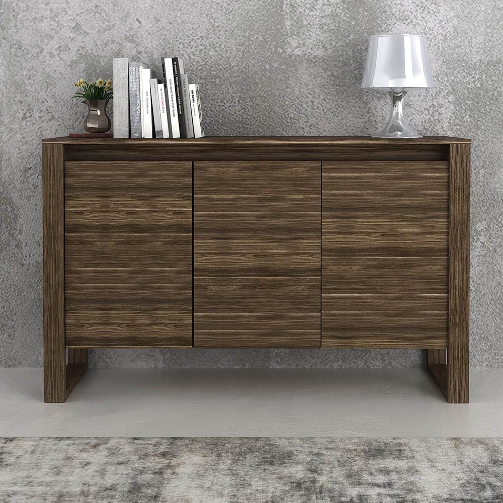 Encontraproduto.com.br - Balcão para Escritório Home Office ME4147 Nogal - Gran Belo