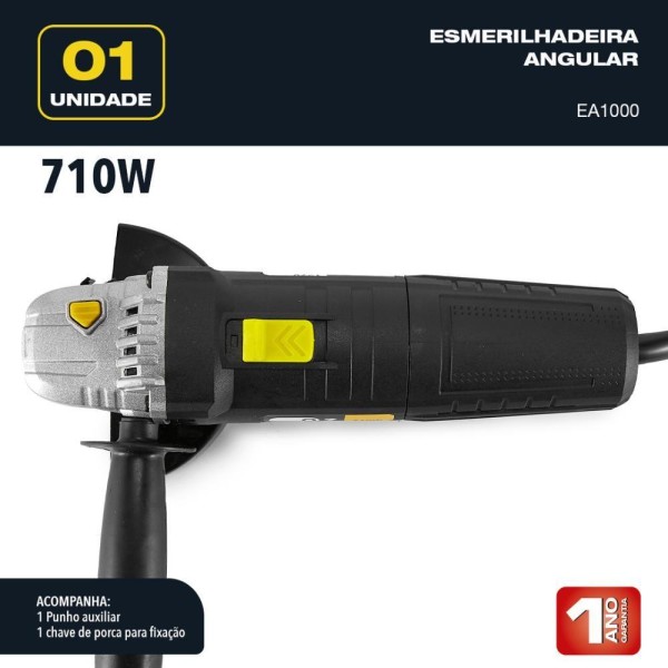Encontraproduto.com.br - Esmerilhadeira angular Oz Modelo EA1000 Voltagem 127V 127V