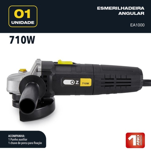 Encontraproduto.com.br - Esmerilhadeira angular Oz Modelo EA1000 Voltagem 127V 127V