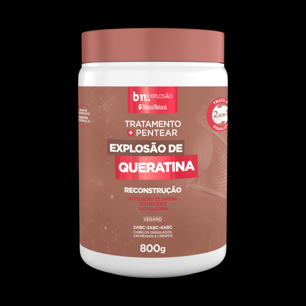 Creme de Pentear e Tratamento Explosão de Queratina 800g