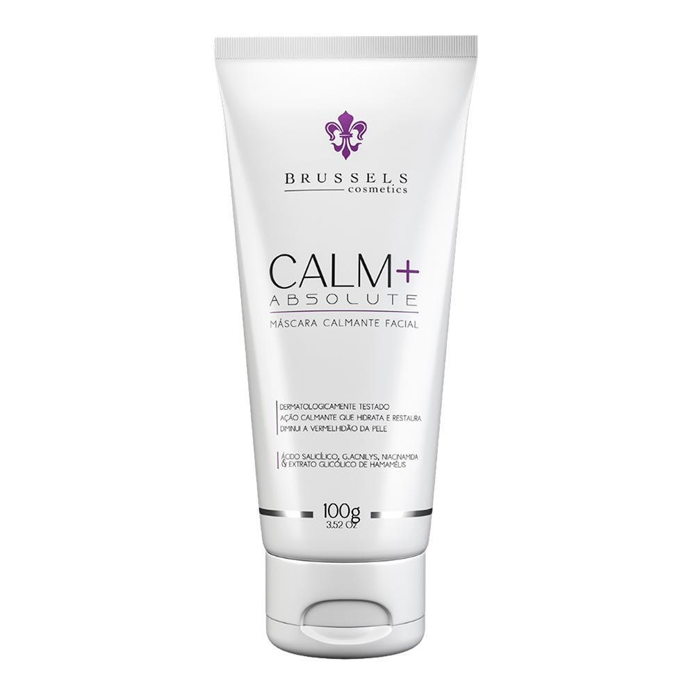 Máscara Facial Calmante Brussels Cosmetics Calm+ Absolute 100g