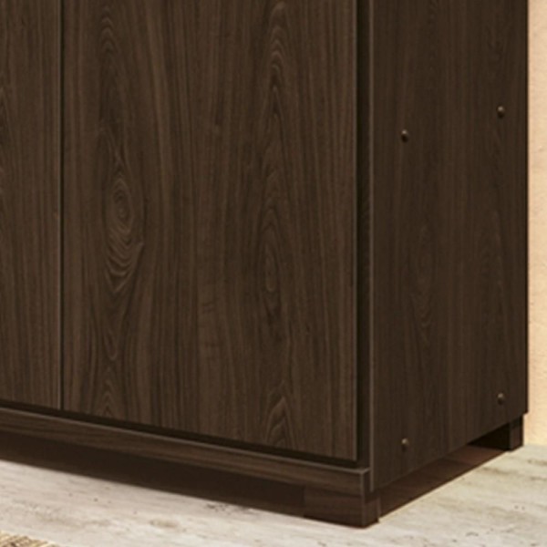 Encontraproduto.com.br - Armário Multiuso 2 Portas 4 Prateleiras New F08 Nocciola - Mpozenato