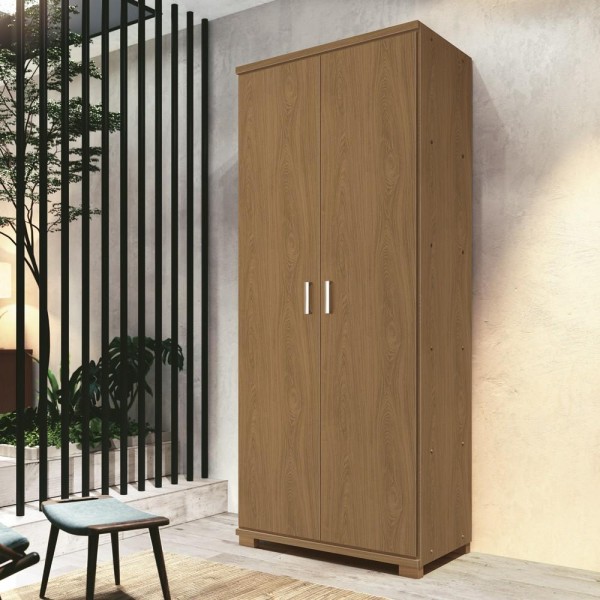Encontraproduto.com.br - Armário Multiuso 2 Portas 4 Prateleiras New F08 Freijó - Mpozenato