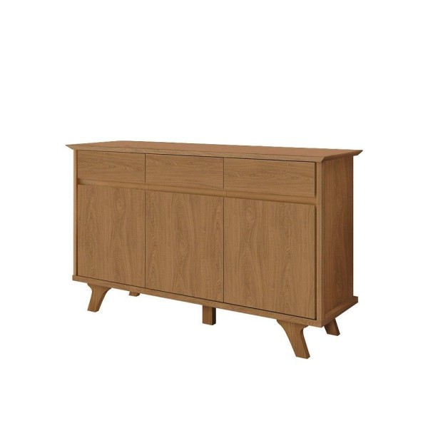 Encontraproduto.com.br - Balcão Buffet 3 Portas E 3 Gavetas Buono F08 Freijó