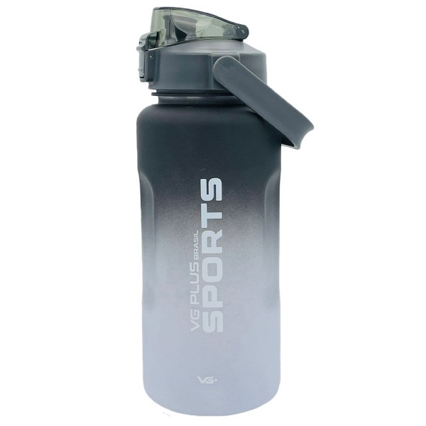 Encontraproduto.com.br - Garrafinha Squeeze Galão Plástico com Bico 2 Litros Academia VG+