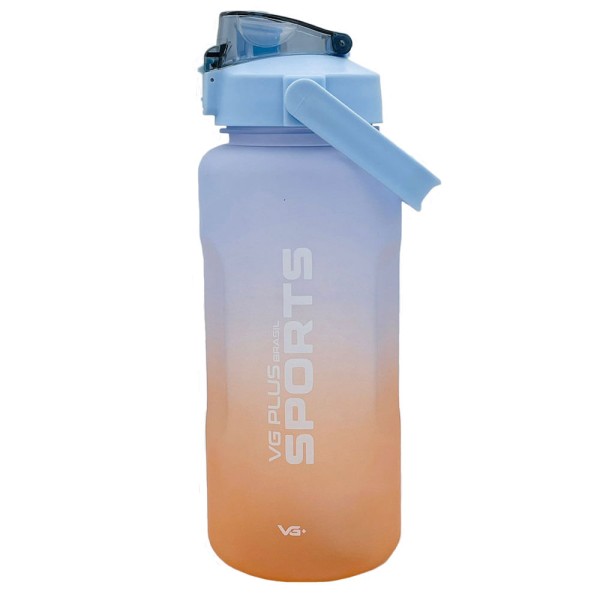 Encontraproduto.com.br - Garrafinha Squeeze Galão Plástico com Bico 2 Litros Academia VG+
