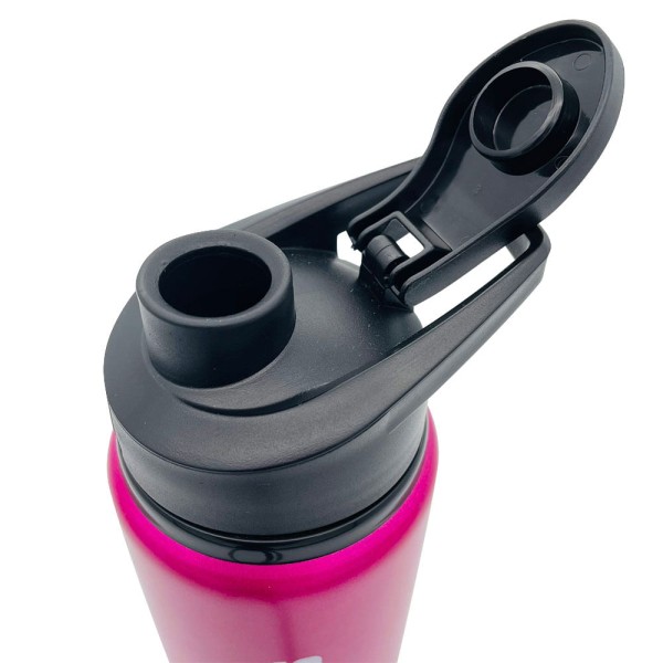 Encontraproduto.com.br - Garrafinha Squeeze Alumínio Brilhante com Trava 750ml Academia VG+