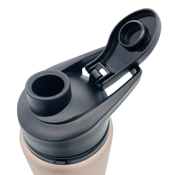 Encontraproduto.com.br - Garrafinha Squeeze Alumínio Brilhante com Trava 750ml Academia VG+