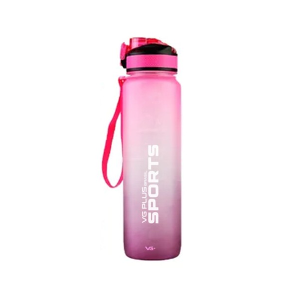 Encontraproduto.com.br - Garrafinha Squeeze Plástico com Bico 1 Litro Academia VG+