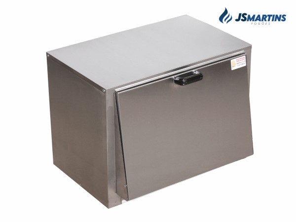 Forno Industrial a Gás 90 Litros, Inox, para Fogão JS Fogões 40x40 - (39104)