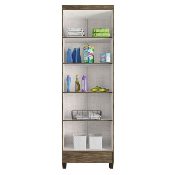 Encontraproduto.com.br - Guarda Roupa Casal Modena Com Cômoda Madri E Multiuso Egito Teka Champanhe Incorplac