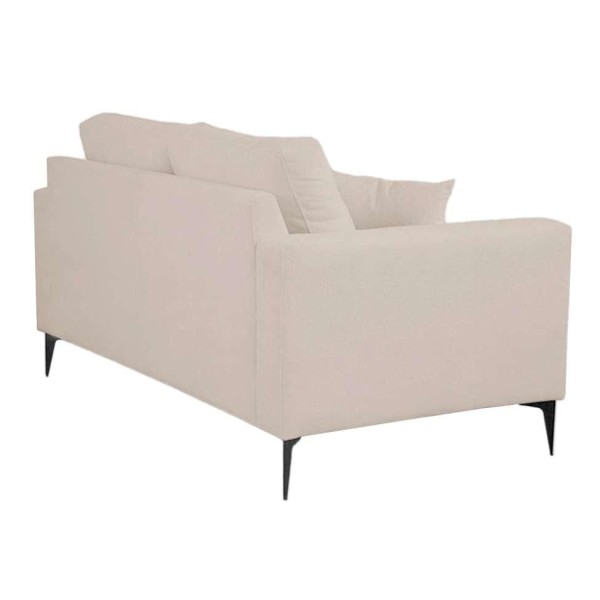 Encontraproduto.com.br - Sofá Unne 2 Lugares com Molas Ensacadas Bouclê Bege 170 cm